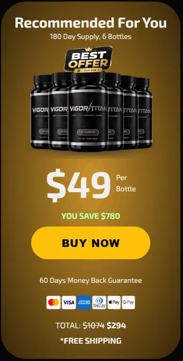 Order Vigor Titan 6 Bottles